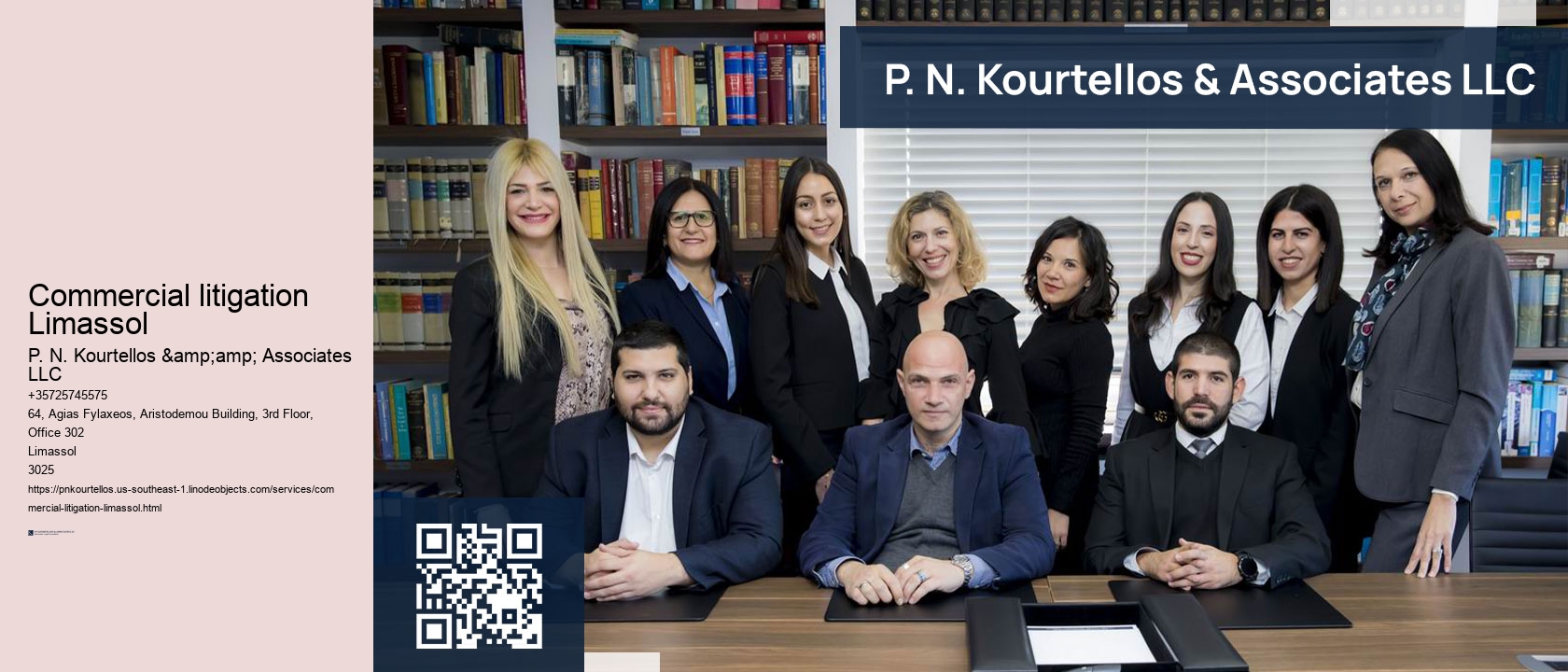 Commercial litigation Limassol