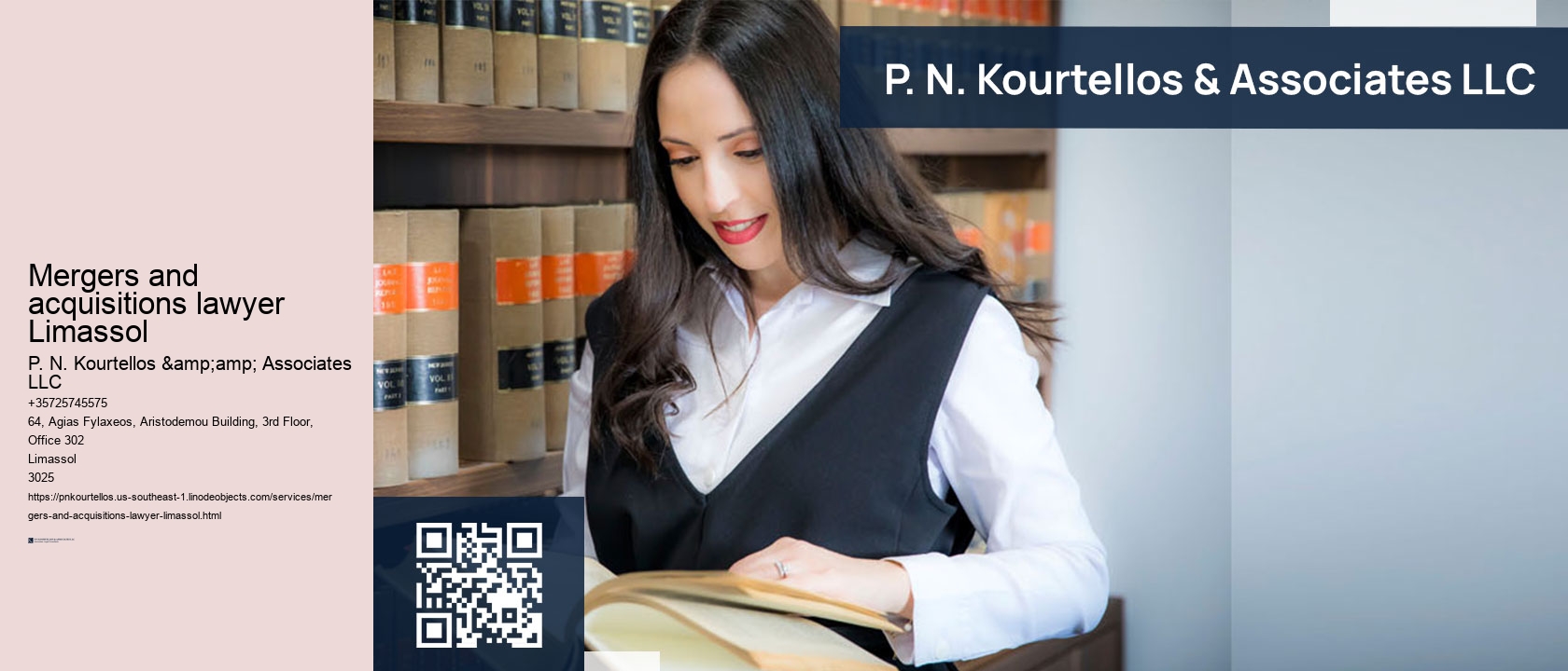 Mergers and acquisitions lawyer Limassol